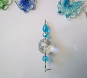glass butterflies in a glass apothecary videmment of course, crafts, Made 2 1 2 crystal drops to attach to each butterfly