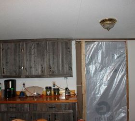 need tips and inexpensive ideas for western decor, We were in the process of doing an add on That is why you see the plastic We added a big den play room I am changing out light fixtures Want to make some out of white enamel pots I have Anyone done this