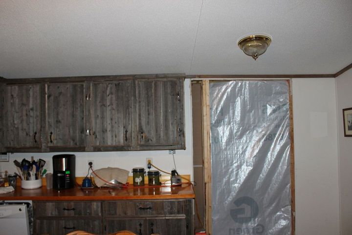 need tips and inexpensive ideas for western decor, We were in the process of doing an add on That is why you see the plastic We added a big den play room I am changing out light fixtures Want to make some out of white enamel pots I have Anyone done this