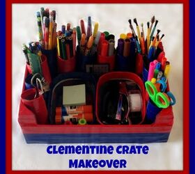 upcycled clementine crate, cleaning tips, repurposing upcycling
