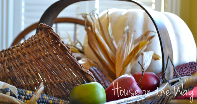 thanksgiving basket of plenty, seasonal holiday d cor, thanksgiving decorations