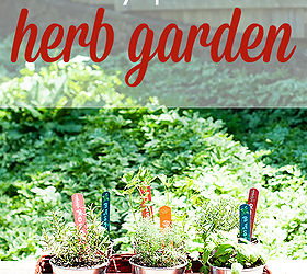 easy patio herb garden, container gardening, gardening