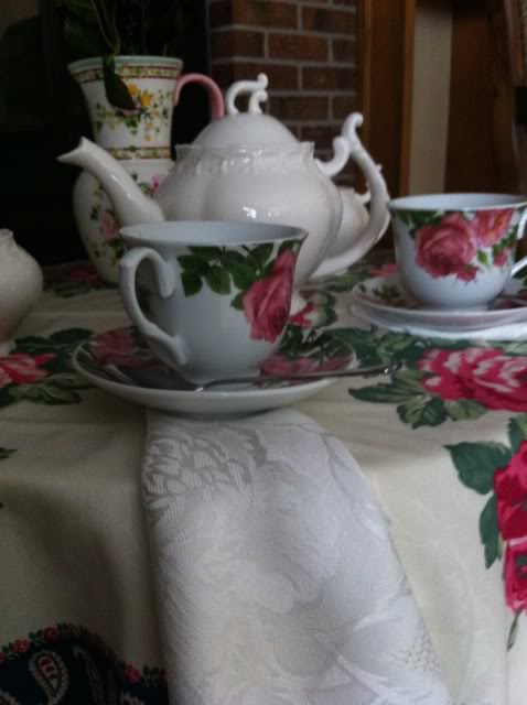 tea with my mother, outdoor living, She loved soap operas talk shows and roses