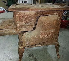 How to restore an old cast iron wood burning stove?