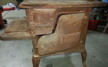 How to restore an old cast iron wood burning stove?