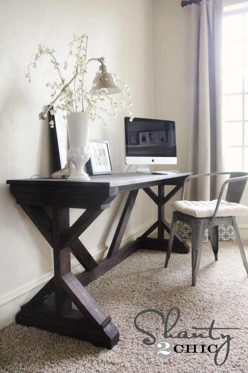 diy farmhouse desk for my bedroom, home decor, painted furniture