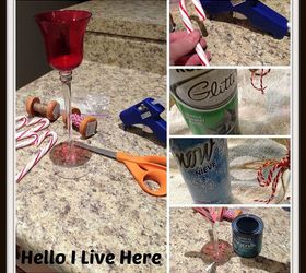 diy candy cane candle, crafts, seasonal holiday decor, What you need to get the DIY Candy Cane Candle project started