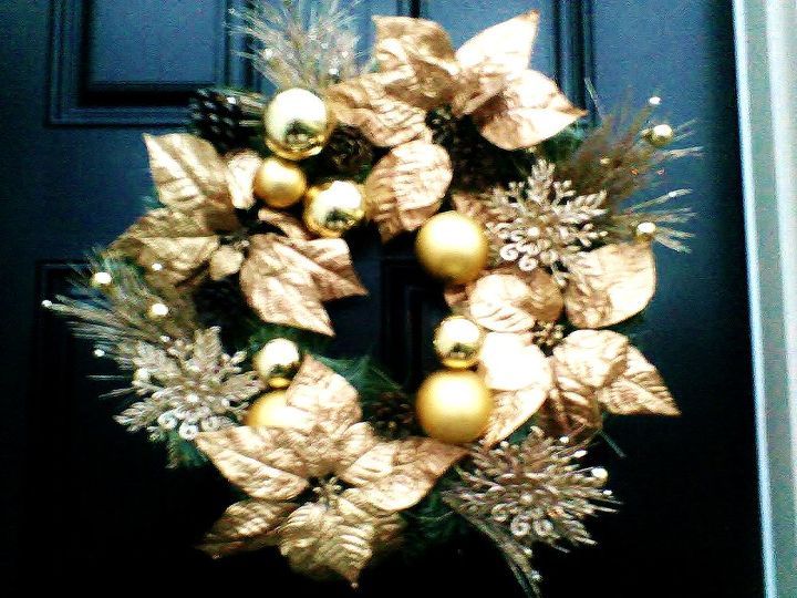 christmas door wreath, christmas decorations, crafts, seasonal holiday decor, wreaths