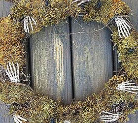 graveyard wreath diy, crafts, halloween decorations, seasonal holiday decor, wreaths