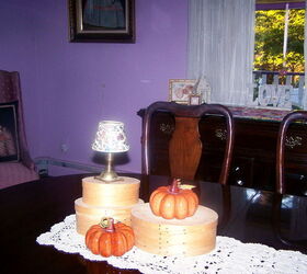 lavender hill is getting ready for fall, halloween decorations, seasonal holiday d cor, Dining room table