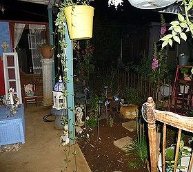 my gardens, The chick cave at night