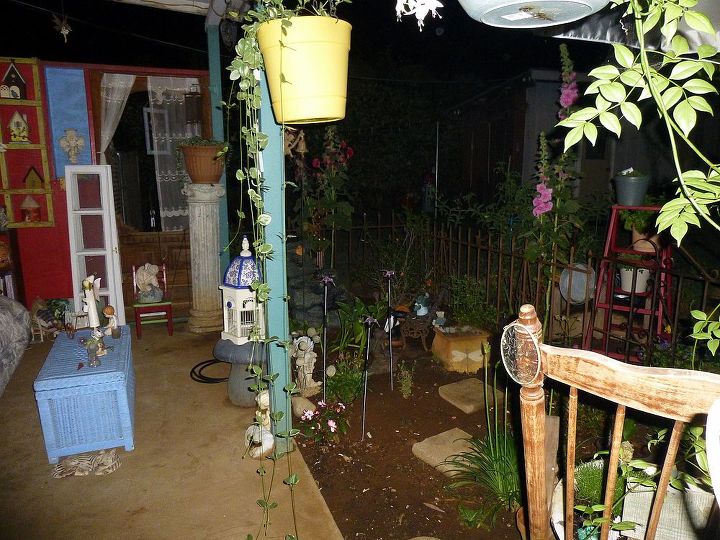 my gardens, The chick cave at night