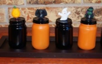 Upcycled Baby Food Jars Into Halloween Decorations