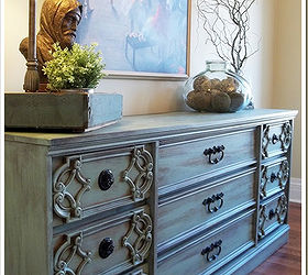 vintage dresser in jade, painted furniture, A beautiful jade color spruces up this old dresser