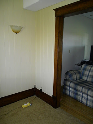 trim makes it all better, wall decor, woodworking projects, The final pieces of original trim and baseboard are back up