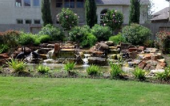 James Wanted a Twenty Two-Foot Wide Waterfall in his Sugarland, Texas Backyard