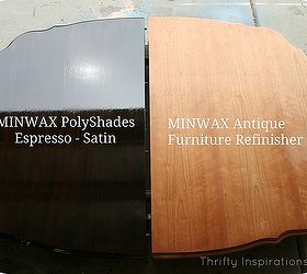 some easy tips to refinishing antique furniture, painted furniture, Polyshades vs Unfinished