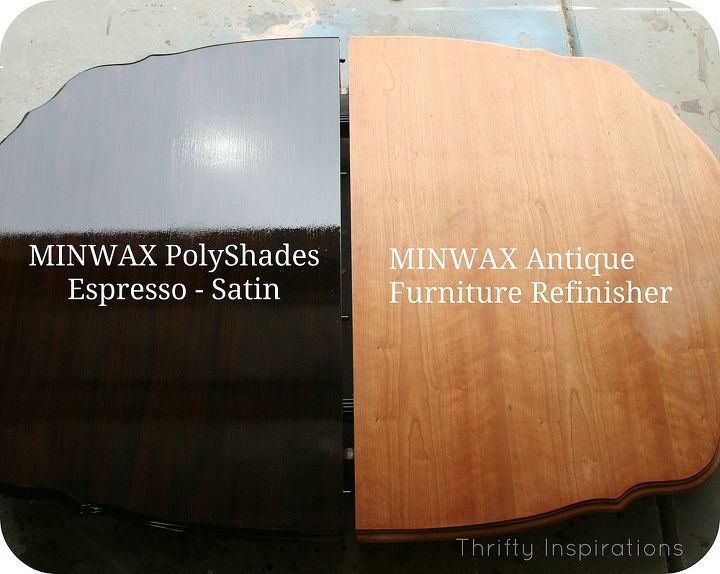 some easy tips to refinishing antique furniture, painted furniture, Polyshades vs Unfinished