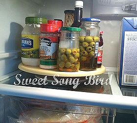 my organized fridge, appliances, organizing, Lazy Susan