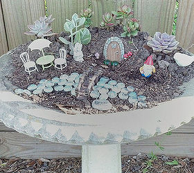 my fairy garden, crafts, gardening, repurposing upcycling