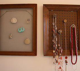 how to decorate your wall with your jewelry, cleaning tips, crafts, repurposing upcycling, DIY Jewelry Hanger