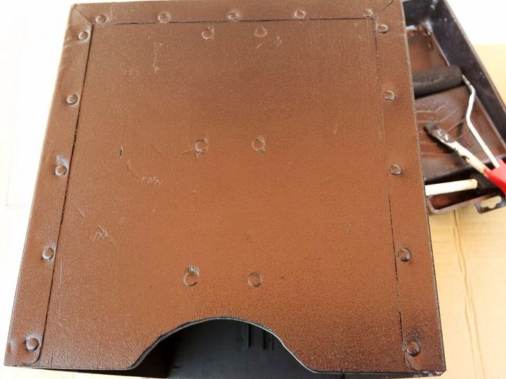 up cycled army field desk