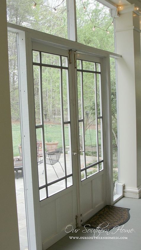 our southern screened porch tour, curb appeal, outdoor living, porches