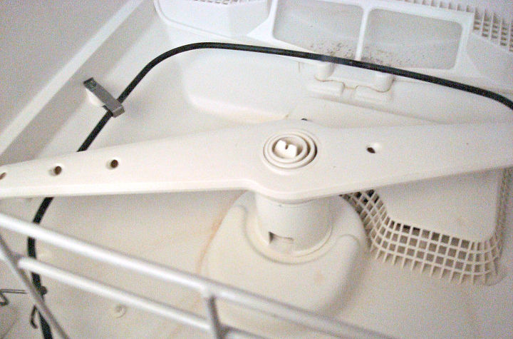 keep it clean kitchen edition, appliances, cleaning tips, home maintenance repairs, Gunk and grime can plug up the dishwasher spray arm