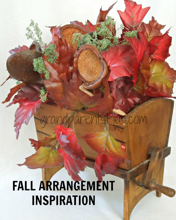 fall centerpiece inspiration, crafts, seasonal holiday decor, Using a vintage wooden flour sifter with a combination of three dried floral items this accent piece is turned into a beautiful fall arrangement Look for the unusual to make a stunning arrangement