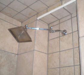 upstairs bathroom, bathroom ideas, home improvement, shower with fixtures installed