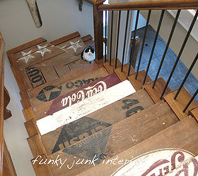 funky junk s top 2012 junk, repurposing upcycling, My crate stairway looks as good today as the day I beat it up