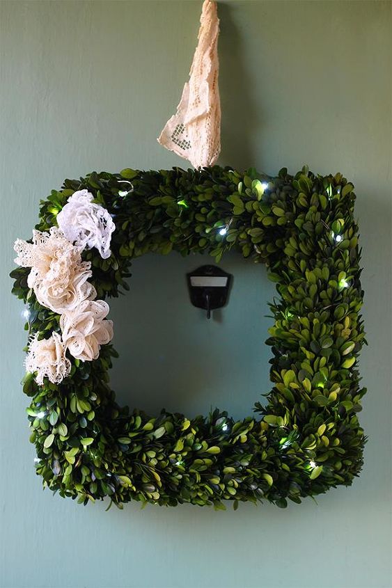 10 diy holiday wreath ideas, crafts, seasonal holiday decor, wreaths, 7 Lace and Light