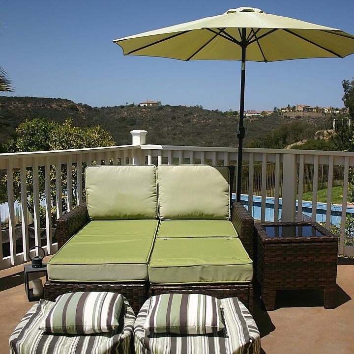 how do you solve a problem like tired faded patio furniture, outdoor furniture, outdoor living, painted furniture, patio