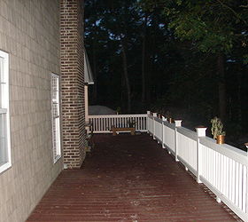 what do i do with a huge side porch, porches, View from the back to the front