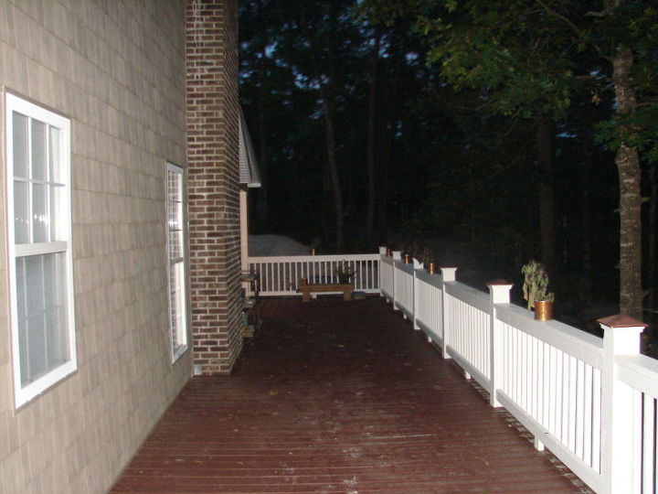 what do i do with a huge side porch, porches, View from the back to the front