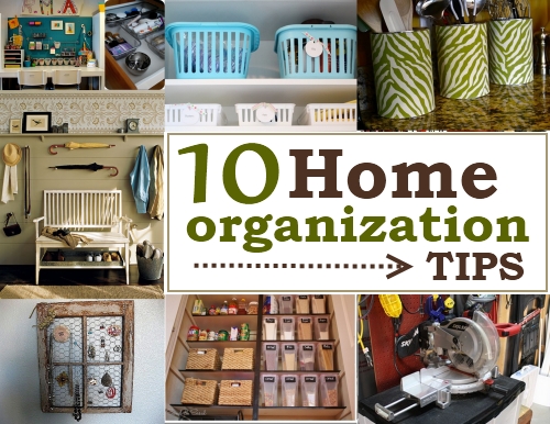 10 home organization ideas, organizing