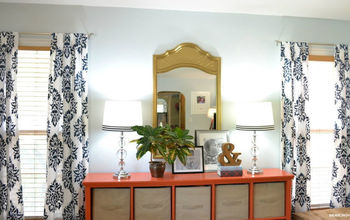 Stenciled Drapes to Bring Some Drama to a Room