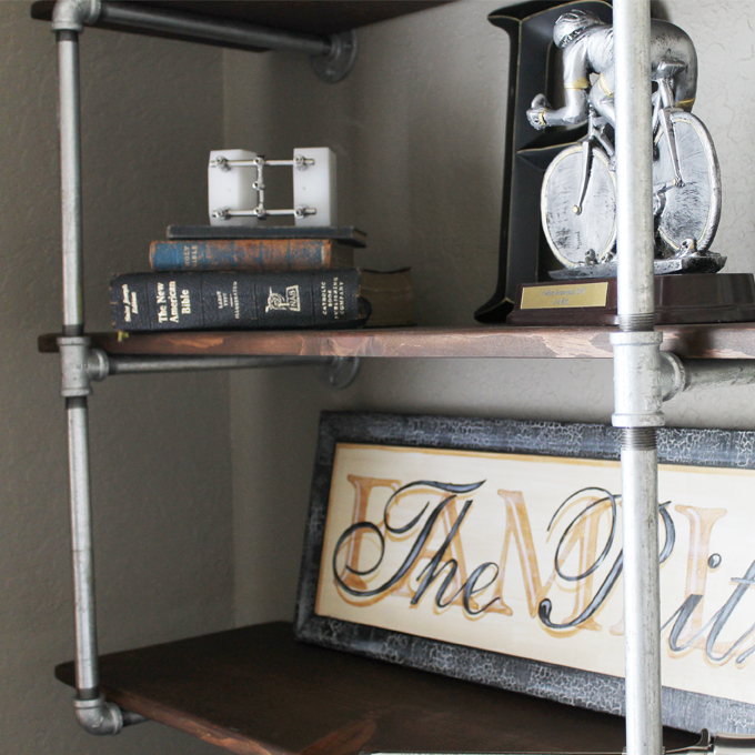 industrial shelves, diy, how to, repurposing upcycling, shelving ideas