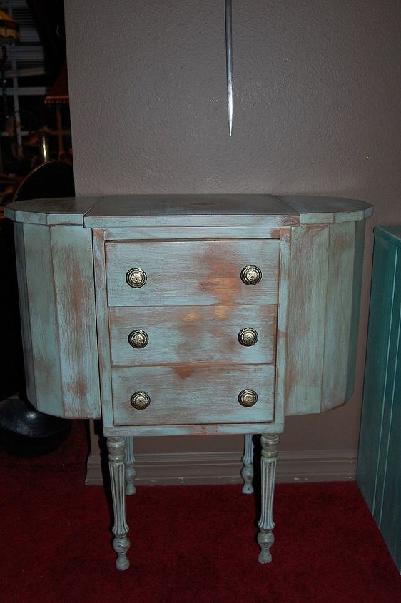 nice old sewing cabinet brings back memories for me as a little gir, kitchen cabinets, painted furniture, repurposing upcycling