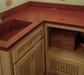 burco sinks amp bath vanities, bathroom ideas, concrete masonry, Custom concrete bathroom vanity sink