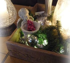 candlelight tray, christmas decorations, seasonal holiday decor, A little angel for Christmas