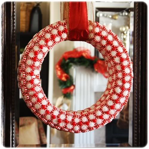 peppermint wreath tutorial, crafts, seasonal holiday decor, wreaths