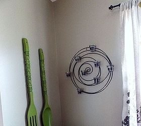 dining room a work in progress, dining room ideas, home decor, Giant Utensil love
