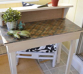 rustic trellis top potting table, gardening, painted furniture, rustic furniture
