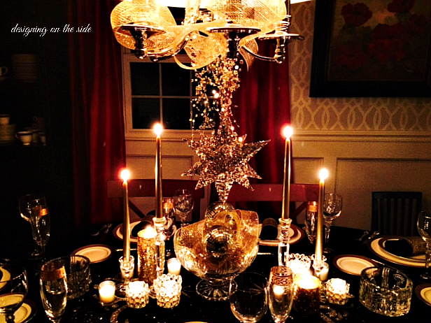 dinner party design, seasonal holiday decor, NYE Dinner