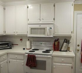 painted and glazed kitchen cabinets, home decor, kitchen cabinets, kitchen design, painting, Before