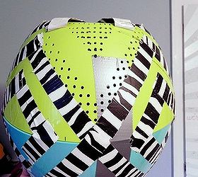 west elm inspired perforated globe pendant, diy, how to, lighting, Get busy drilling