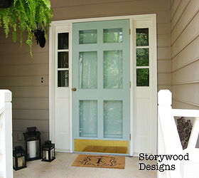 finishing what i started painting my entry doors, curb appeal, doors, painting