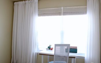 The easy and inexpensive way to make an extra long curtain rod
