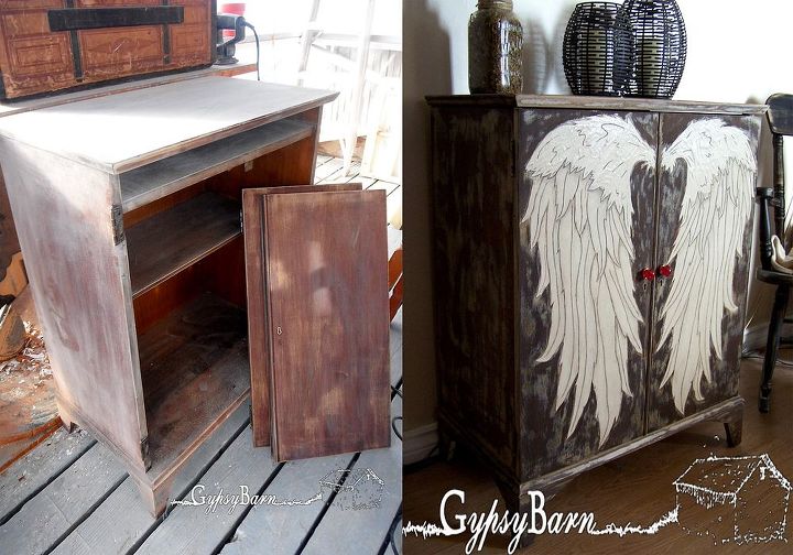 secrets revealed the angel wing cubby creation by gypsy barn, organizing, painted furniture, The before and after You can find more either on our Facebook fan page at or see the secret ingredient in it s blog at